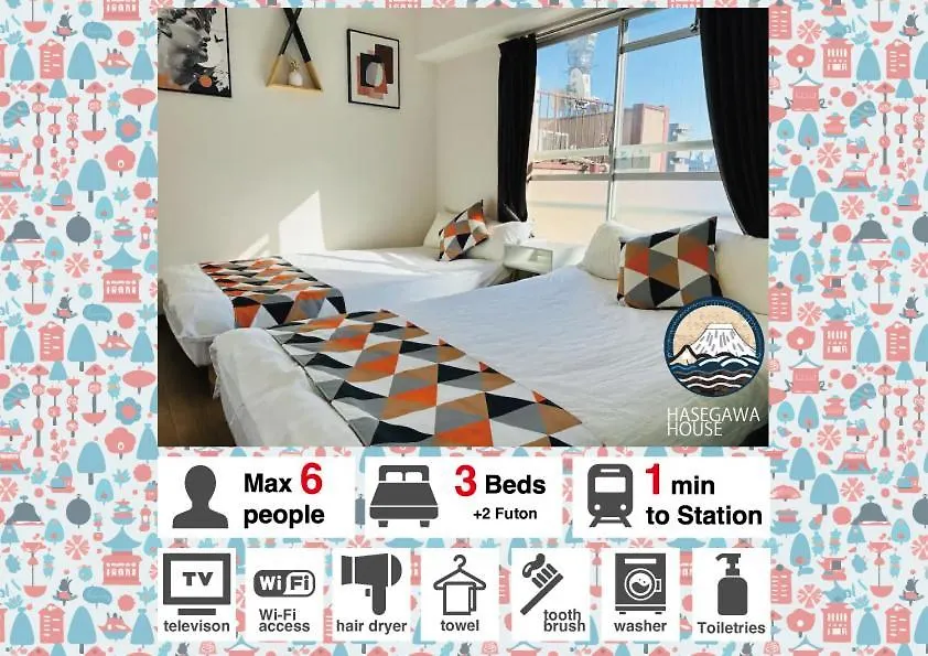 A Traditional Home With A View Of Tsutenkaku Osaka 0*,  Giappone